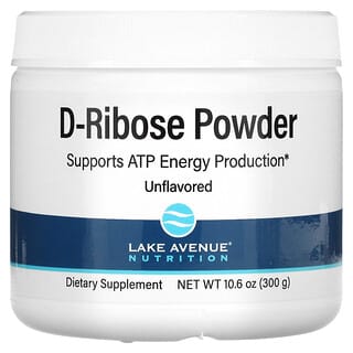 Lake Avenue Nutrition, D-Ribose Powder, D-Ribose-Pulver, geschmacksneutral, 300 g (10,6 oz.)