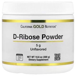 Lake Avenue Nutrition, D-Ribose Powder, Unflavored, 10.6 oz (300 g)