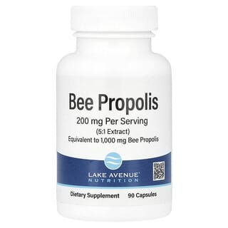 Lake Avenue Nutrition, Bee Propolis, Bienenpropolis, 1.000 mg, 90 pflanzliche Kapseln