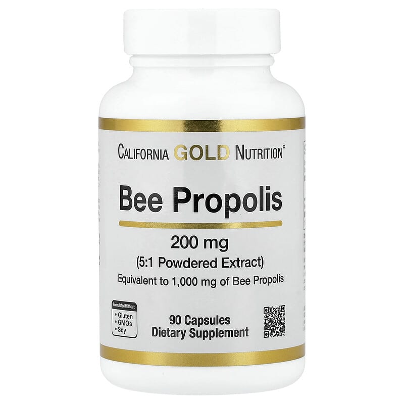 California Gold Nutrition, Bee Propolis, 1,000 mg, 90 Capsules | iHerb