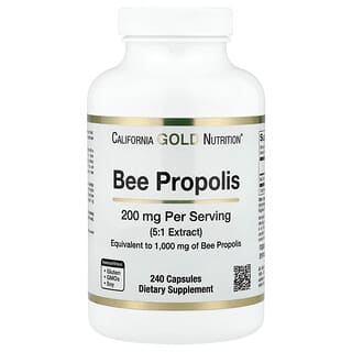 California Gold Nutrition, Bee Propolis, Bienenpropolis, 1.000 mg, 240 Kapseln