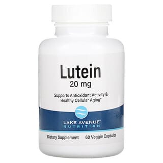 Lake Avenue Nutrition, Luteína, 20 mg, 60 cápsulas vegetales 
