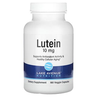 Lake Avenue Nutrition, лютеин, 10 мг, 180 растительных капсул