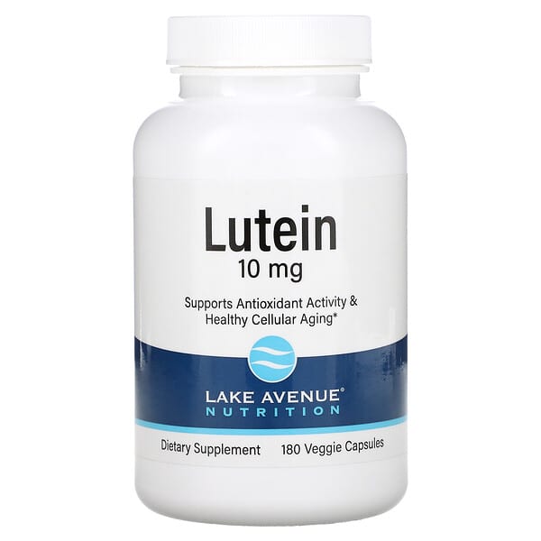Lake Avenue Nutrition, Lutein, 10 mg, 180 Veggie Capsules