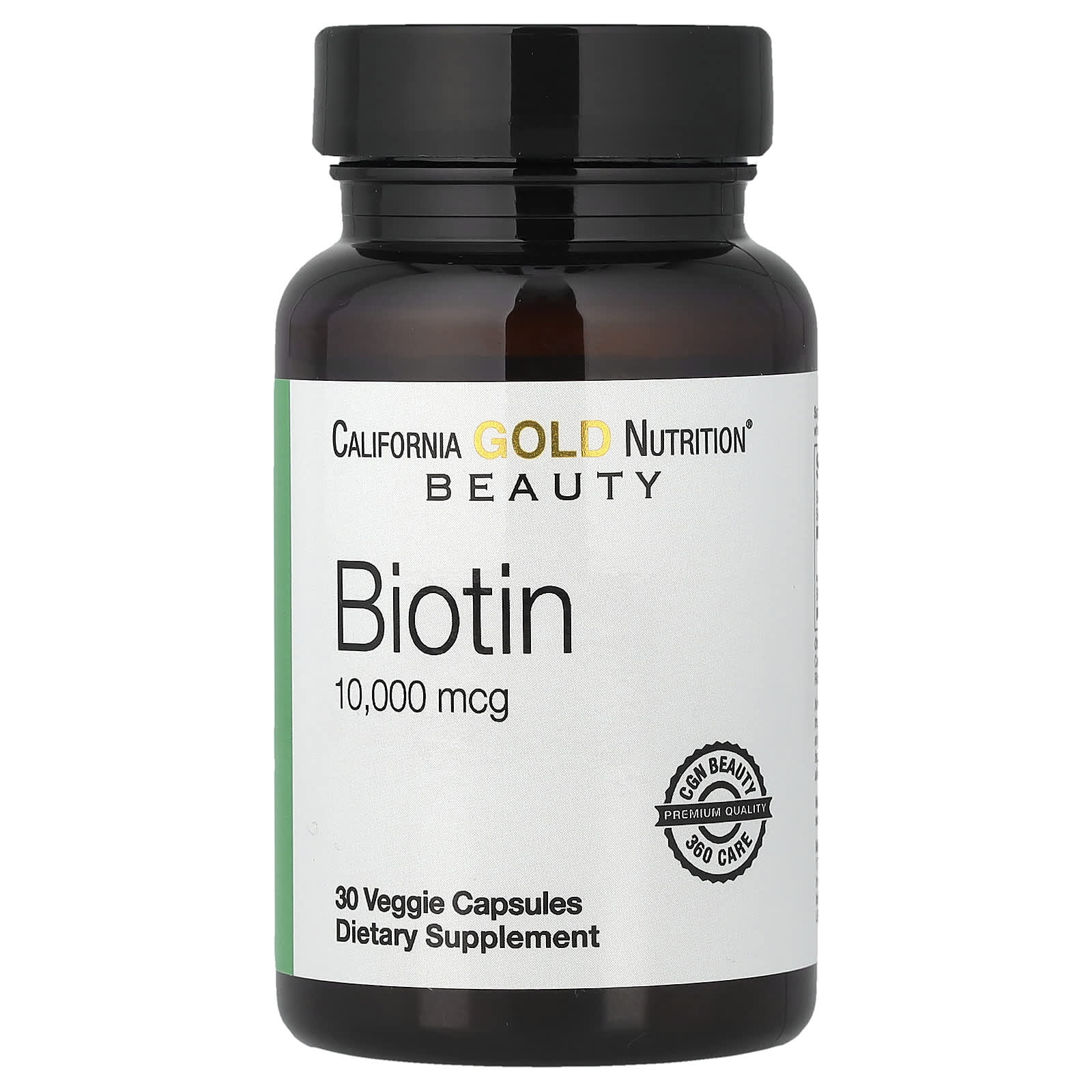 California Gold Nutrition Biotin – 30 gélules végétales de California Gold Nutrition