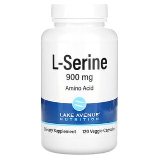 Lake Avenue Nutrition, L-丝氨酸，900 毫克，120 粒素食胶囊