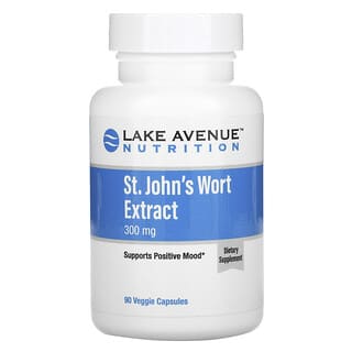 Lake Avenue Nutrition, экстракт зверобоя, 300 мг, 90 растительных капсул