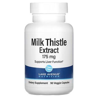 Lake Avenue Nutrition, экстракт расторопши, 175 мг, 90 растительных капсул