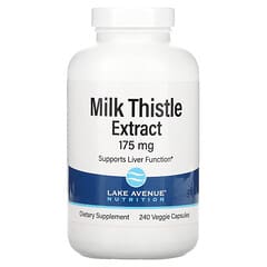 Lake Avenue Nutrition, Milk Thistle Extract, 175 mg, 240 Veggie Capsules