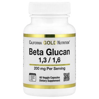 Lake Avenue Nutrition, Beta Glucan 1-3, 1-6, 200 mg, 60 Veggie Capsules