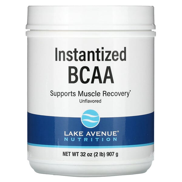 Lake Avenue Nutrition, Instantized BCAA Powder, Unflavored, 32 oz (907 g)