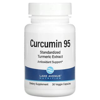 Lake Avenue Nutrition, Curcumina 95, 500 mg, 30 Cápsulas Vegetais