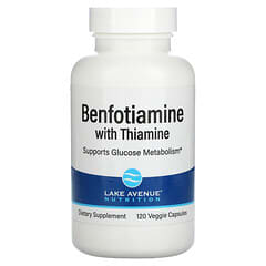 Lake Avenue Nutrition, Benfotiamine with Thiamine, 250 mg, 120 Veggie Capsules