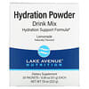 Hydration Powder Drink Mix, Lemonade, 20 Packets, 0.39 oz (11.1 g) Each