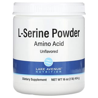 Lake Avenue Nutrition, L-絲氨酸，原味粉，1 磅（454 克）