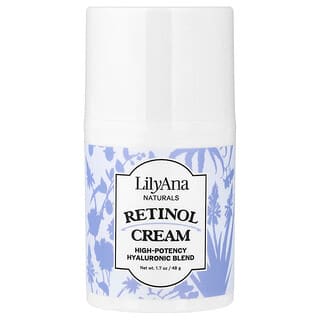 Lilyana Naturals, レチノールクリーム、高濃度ヒアルロン酸（保湿成分）配合、48g（1.7オンス）