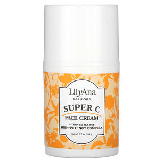 Lilyana Naturals, Crema facial Super C, 48 g (1,7 oz)