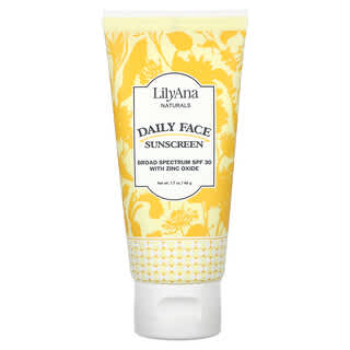 Lilyana Naturals, Daily Face Sunscreen, LSF 30 mit Zinkoxid, 48 g (1,7 oz.)