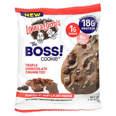 Lenny & Larry's, The BOSS Cookie，三重巧克力脆，12 块，每块 2 盎司（57 克）