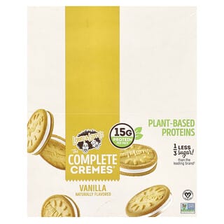 Lenny & Larry's, The Complete Cremes®, Biscoitos recheados, Baunilha, 12 Pacotes, 81 g (2,86 oz) Cada