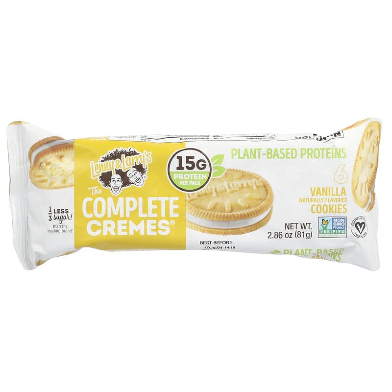 The Complete Cremes®, Sandwhich Cookies, Vanilla, 12 Packs, 2.86