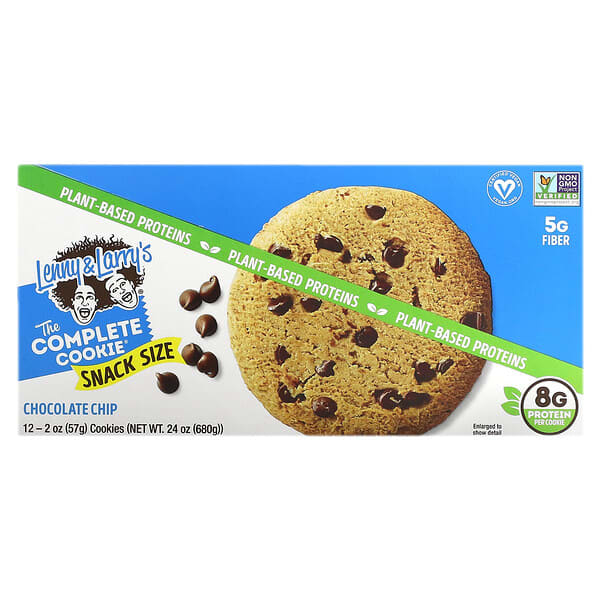 Lenny & Larry's, The COMPLETE Cookie（コンプリートクッキー）、チョコレートチップ、12個、各57g（2オンス）