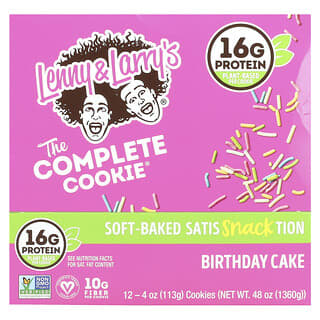 ليني أند لاريز‏, The Complete Cookie® ، كعكة عيد الميلاد ، 12 قطعة بسكويت ، 4 أونصة (113 جم) لكل قطعة