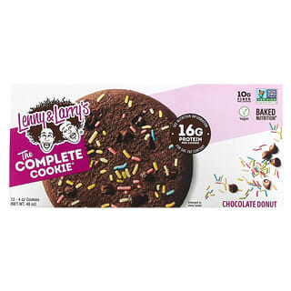 Lenny & Larry's, The COMPLETE Cookie, 초콜릿 도넛 맛, 12개입, 개당 113g(4oz)