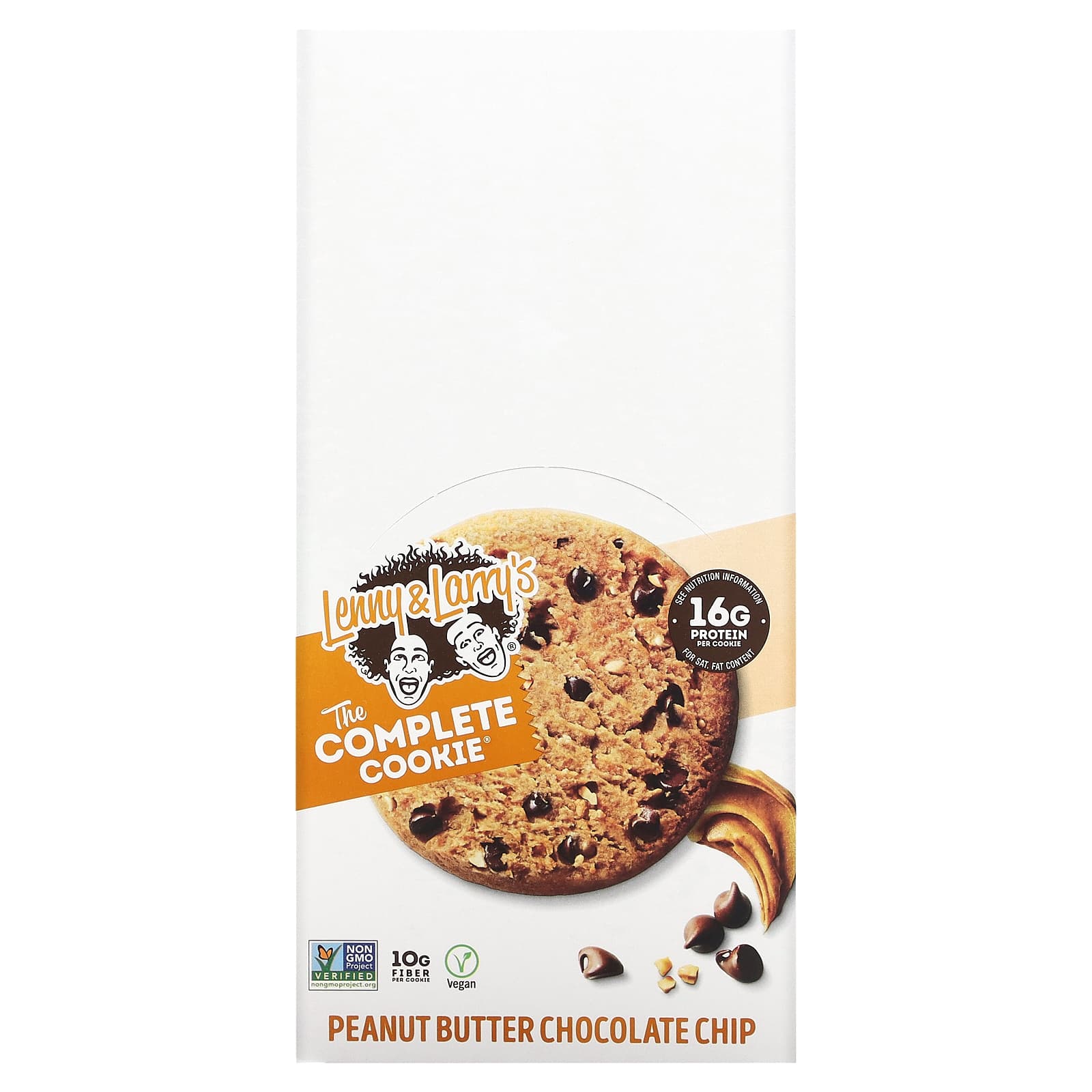 Lenny & Larry's, The COMPLETE Cookie, Peanut Butter Chocolate Chip, 12