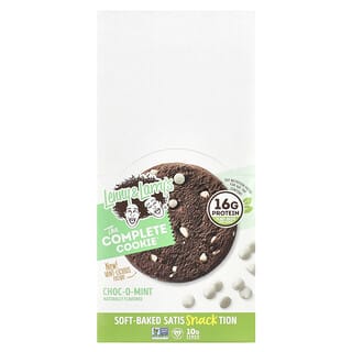 ليني أند لاريز‏, The Complete Cookie® ، Choc-O-Mint ، 12 قطعة بسكويت ، 4 أونصة (113 جم) لكل قطعة