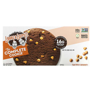 Lenny & Larry's, The COMPLETE Cookie, Salted Caramel, 12 Cookies, 4 oz (113 g) Each