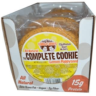 Lenny & Larry's, The Complete Cookie, Lemon Poppyseed, 12 Cookies, 4 oz (113 g) Each