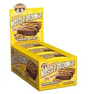 Lenny & Larry's, Muscle Brownie, Caramel Walnut, 12 Brownies, 2.82 oz (80 g) Each