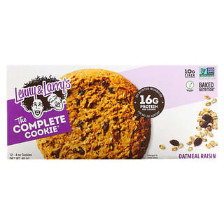 Lenny & Larry's, The COMPLETE Cookie, овсяное печенье с изюмом, 12 печений, 113 г (4 унции)