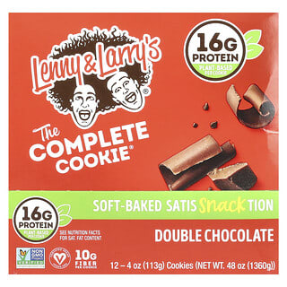 Lenny & Larry's, The Complete Cookie®, Double Chocolate, 12 Cookies, 4 oz (113 g) Each