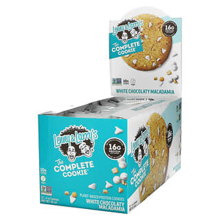 Lenny & Larry's, The COMPLETE Cookie, White Chocolaty Macadamia, 12 Cookies, 4 oz (113 g) Each