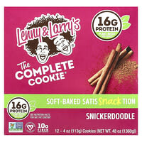 The Complete Cookie®, Snickerdoodle, 12 Cookies, 4 oz (113 g) Each