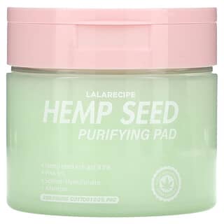 Lalarecipe, Hemp Seed Purifying Pad, Smoothing Toner, 70 Pads, 7.43 fl oz (220 ml)