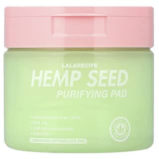 Lalarecipe, Hampunsiemenpuhdistuslappu, silottava kasvovesi, 70 lappua, 220 ml