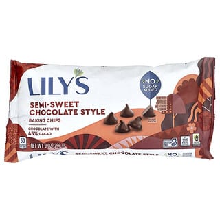 Lily's Sweets, Bakchips, halvsöta, 255 g