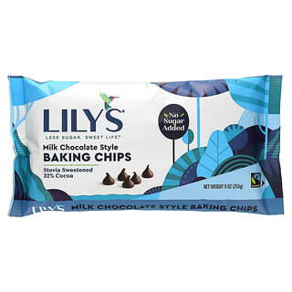 Lily's Sweets, Чипсы для выпечки, в виде молочного шоколада, 255 г (9 унций)