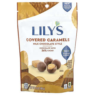 Lily's Sweets, Kapalı Karameller, Sütlü Çikolata Tarzı, 3,5 oz (99 g)