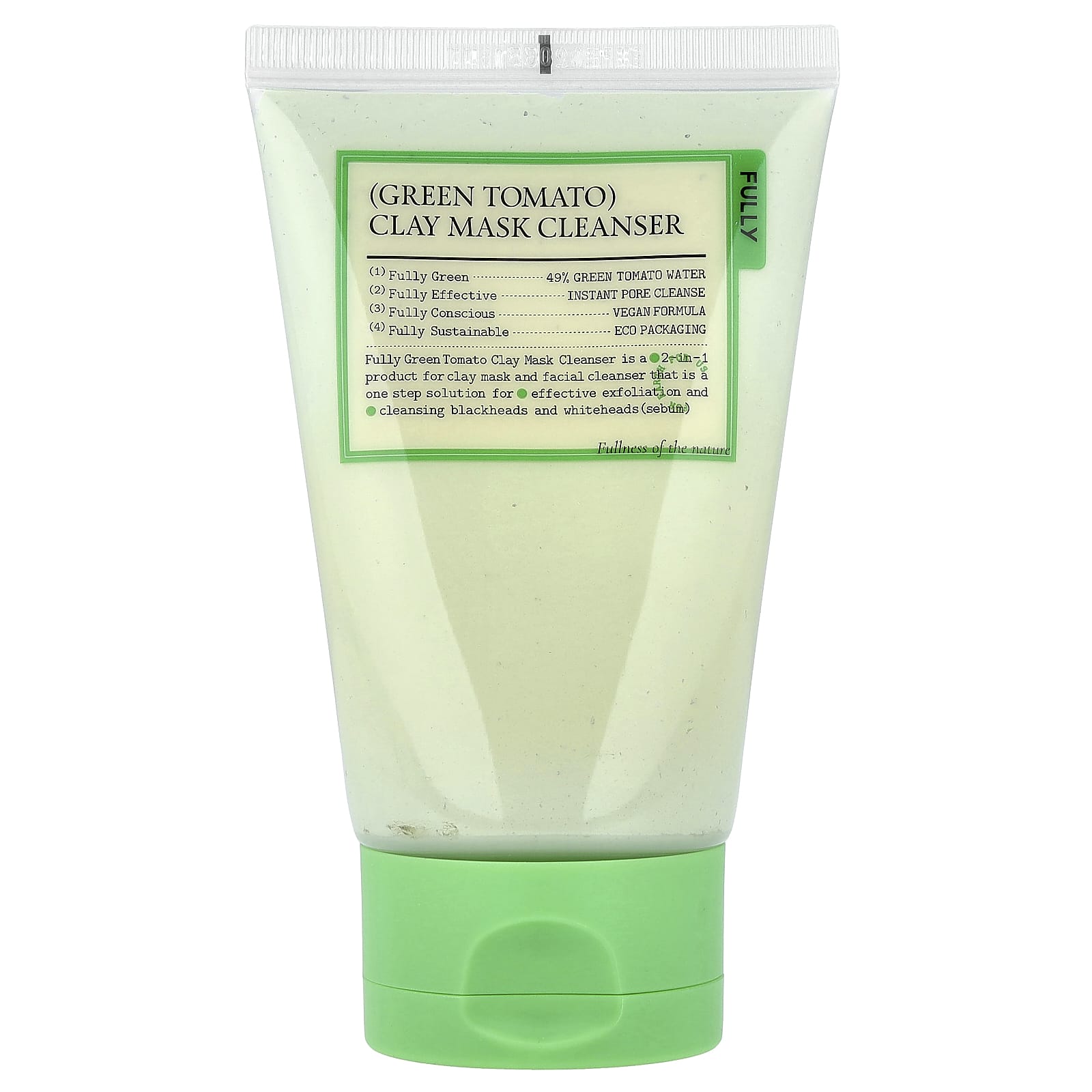 グリーン トマト クレイ マスク クレンザー、120ml