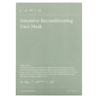 Lumin, 瞬效修復美容面膜，5 片一次性面膜，每片 0.9 盎司（25 克）
