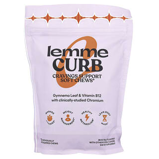 Lemme, Curb, Cravings Support Soft Chews, Mixed Fruit, 30 Individually Wrapped Chews