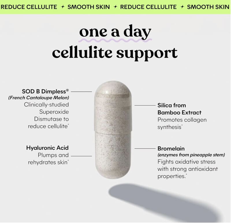 Smooth, Cellulite Support & Skin Smoothing, 30 Vegan Capsules