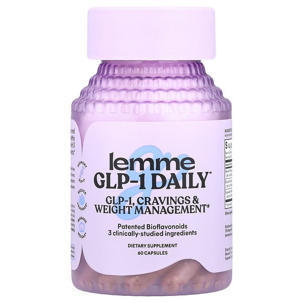 GLP-1 Daily™, Weight Management, Cravings & Fat Burner, 60 Capsules