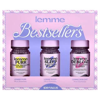 Lemme, Bestselgere, 3 flasker, 14 gummies per flaske