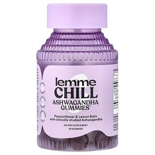 Lemme, Chill, żelki antystresowe, różne smaki jagodowe, 60 żelek