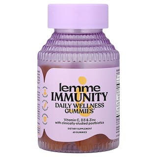 ليمي‏, علكات Immunity Daily Wellness ، بنكهة البرتقال الحلو ، 60 علكة